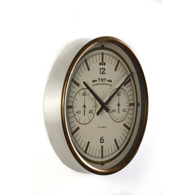 Beaudreult Metal Wall Clock