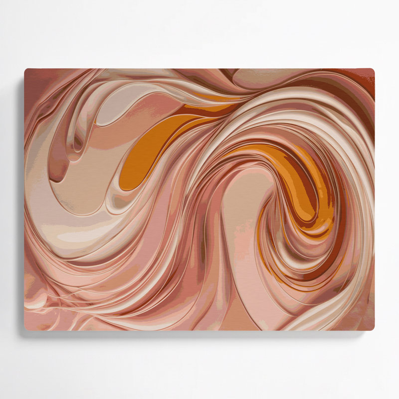 «Lyrical Abstraction 75», art mural en métal brun, H 20 po x l 24 po
