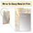 Gold And White Marble River - Marble Mirror, Modern Decorative Wall Mirror, Printed Metal Art-1371800788