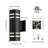 12" Modern Outdoor Porch Light Patio Light in 2 Lights with Aluminum Cylinder and Tempered Glass Cover