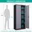 Armoire de rangement à 4 tablettes-84978394