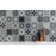 4'' W x 4'' L Glass Peel and Stick Field Tile
