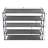 Simple Assembly 5 Tiers 25 Pair Stackable Shoe Rack