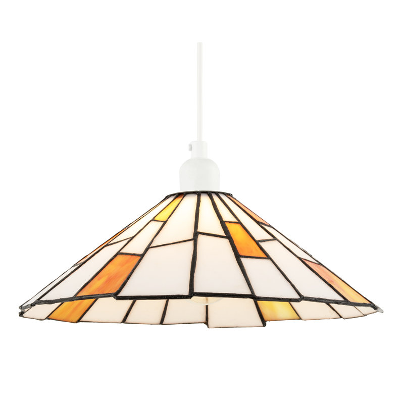 11cm H Glass Bowl Pendant Shade ( No Direct Attachment Method ) in Orange
