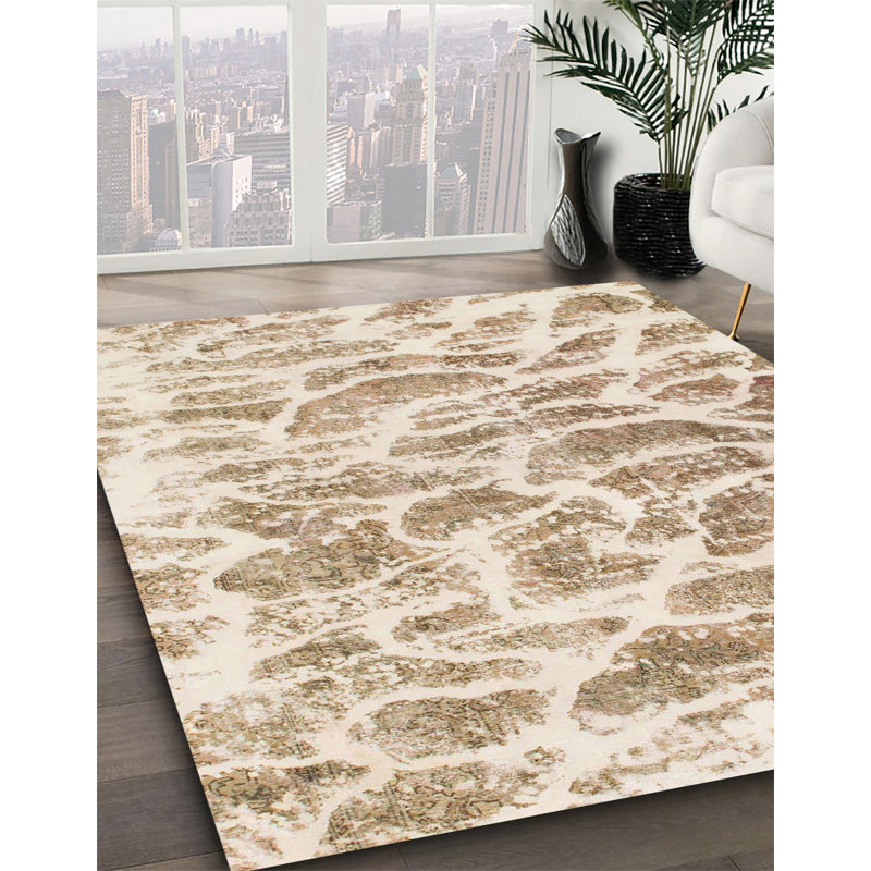 Tapis abstrait moderne 877, Carré 4 pi