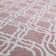 Carina Washable Rugs Trellis Design in Pink