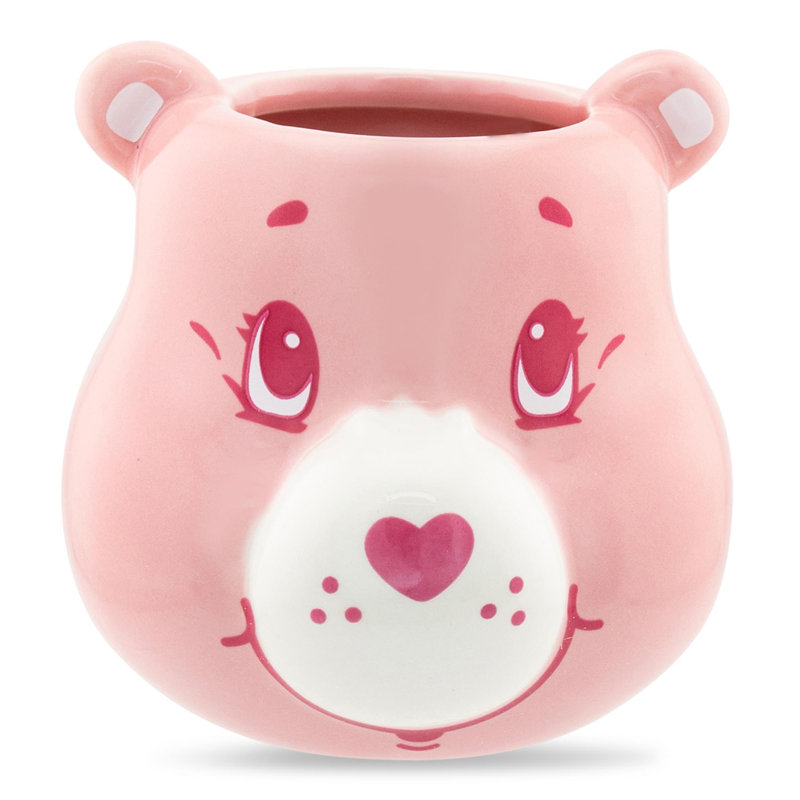 Petite tasse en céramique sculptée Care Bears Cheer Bear | Peut contenir 3 onces