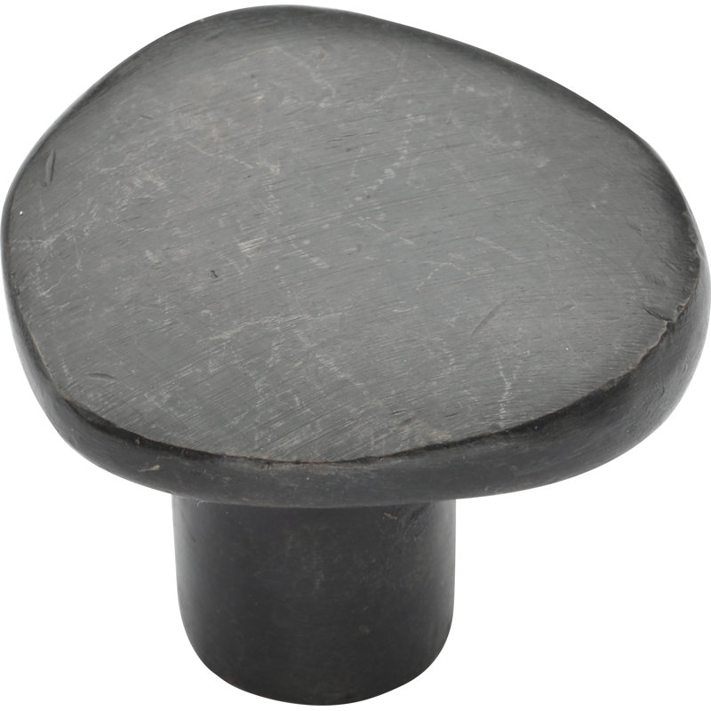 Organic Round Cabinet Knob, Dark Bronze