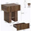 Bedside Table, Storage Nightstand With One Drawer