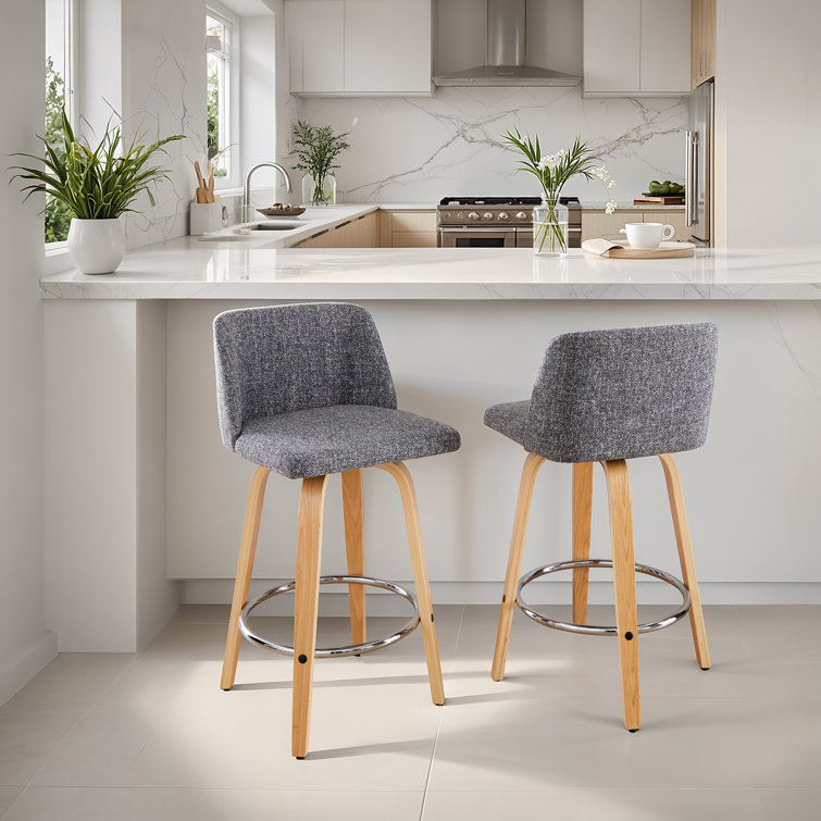 Brodin Swivel Upholstered Counter Stool