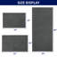 Azriah Luxury Chenille Super Soft Absorbent Polyester Rectangle Non-Slip Bath Rug-448502989-448502988