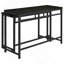 Ensemble de salle à manger, hauteur de comptoir, bois noir, mobilier de salle à manger