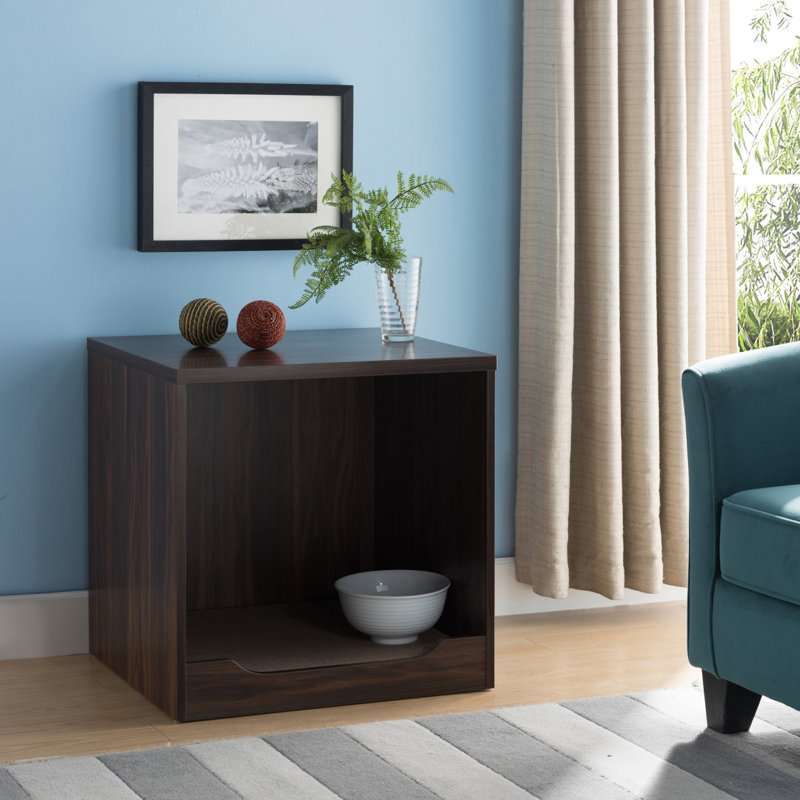 Pet End Table With Removable Mat