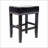 26" Backless Leather Counter Stools, 2-Pcs Set