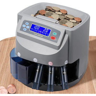 Nadex Coins S540 Coin Counting Sorter and Coin Roll Wrapper