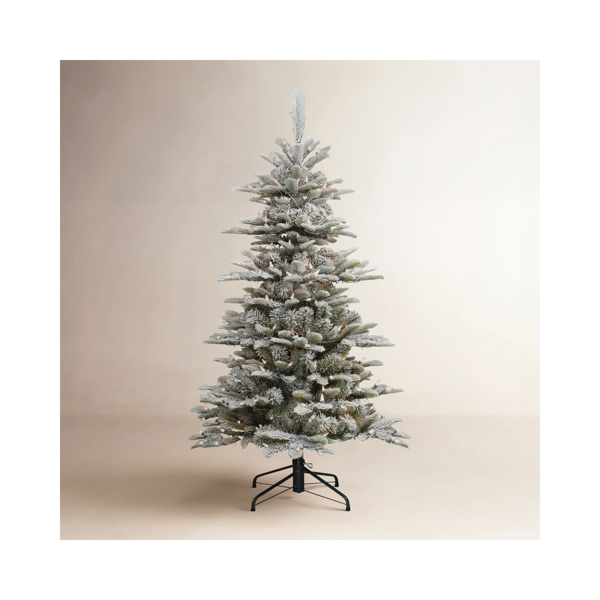 54' Lighted Artificial Fir Christmas Tree