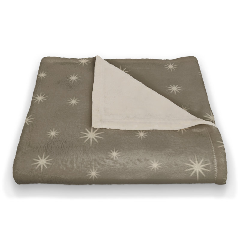  Jeté en molleton Twinkle, Gris
