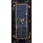 Wool Rectangle 1920s Knotted Chinese Hallway Runner Blue - Peking Antique Rug
