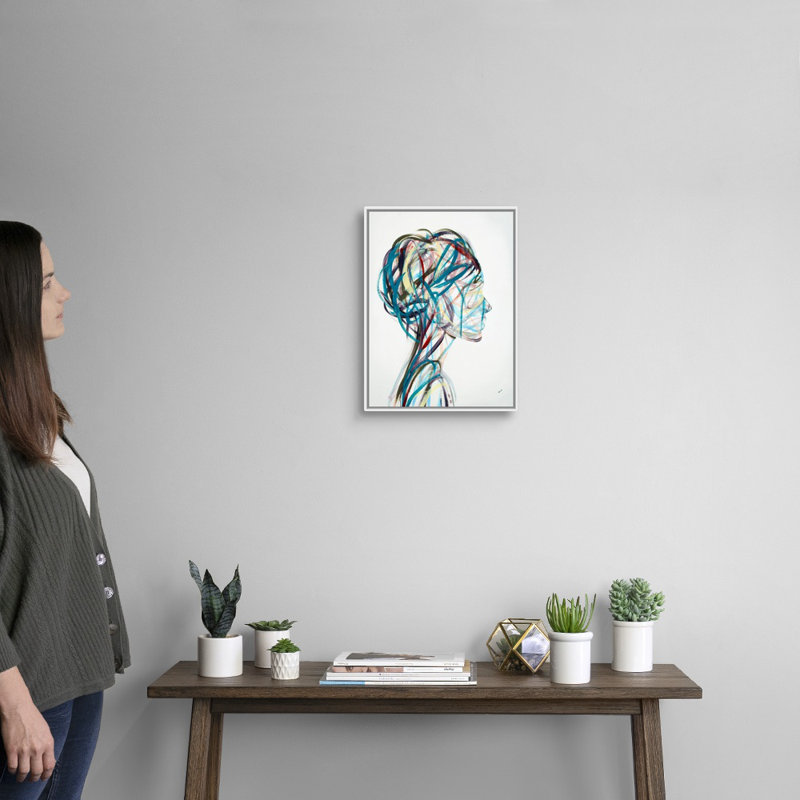 «Mirrored Music II» par Sydney Edmunds, reproduction d'art graphique sur toile, H 18 po x l 14 po x P 1,75 po