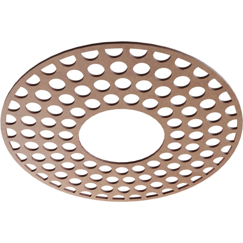 Médaillon de plafond en bois Fink, H 22 po x l 22 po x P 0,38 po, Bois (qualité de peinture)