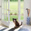 Barrière extensible pour animaux en métal pour chiens et chats-132014127