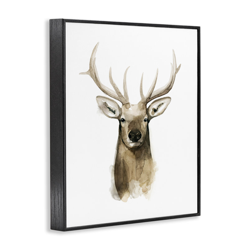 "Stupell Industries", art mural sur toile aquarelle par Grace Popp, Giclée encadrée noir minuit, H 14 po x l 11 po x P 1,5 po