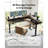 L-Shaped Electric Standing Desk With Drawers-356823851