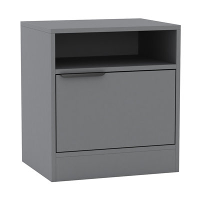Swarn 114.3cm W Solid Wood Bedside Table