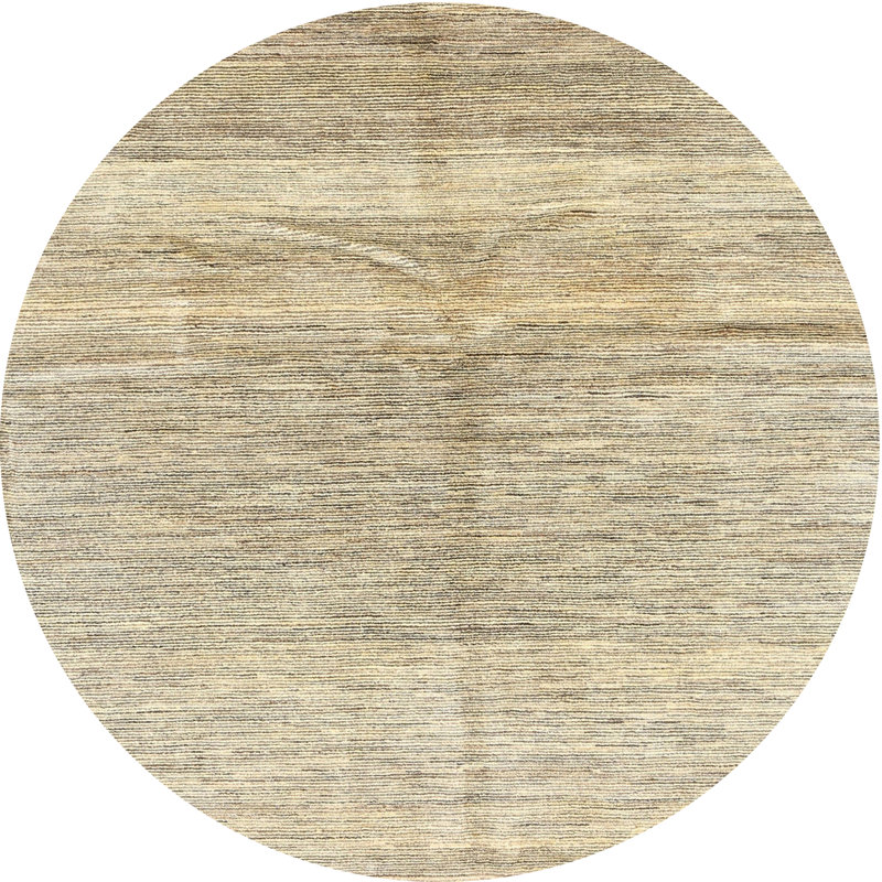 Tapis contemporain Olive, Rond 5 pi