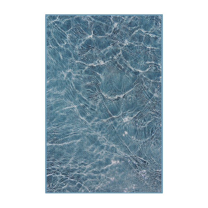 Tapis bleu area the great sea 183, Rectangle 2 pi x 5 pi