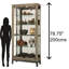 Quinn V Lighted Curio Cabinet