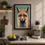 Frontal Fox Boho - Wrapped Canvas-667627275-667627276