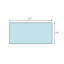 Lustre Beveled 3" x 6" Pressed Glass Singular Subway Tile