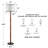 63” Standard Floor Lamp with Beige Fabric Shade