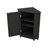 Home Corner Storage Unit, Bathroom Triangular Floor Cabinet With Adjustable Shelf, Showcasing A Contemporary Design