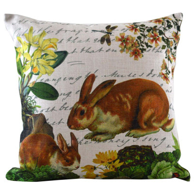 Floral Throw Pillow