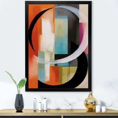 " Orange Geometric Rhythms II "