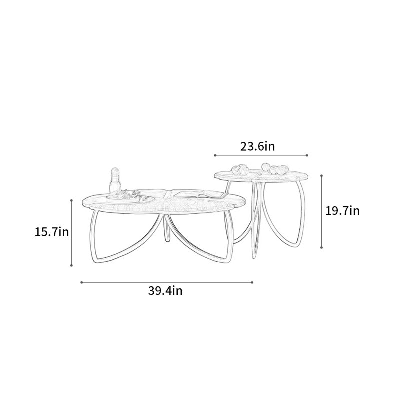 Modern Minimalist Style Coffee Table