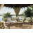 Alfresco Living Glass reinforced concrete Side Table-10657133
