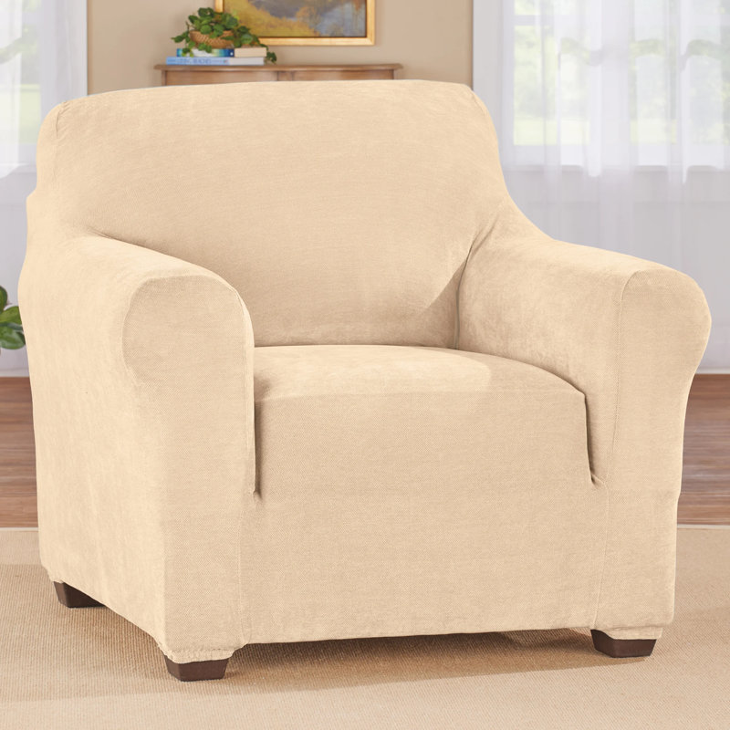 Housse pour meubles extensible durable, Polyester ivoire