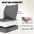 Outdoor Chair Cushions Set of 4, Patio Chair Cushions, Grey-97699745