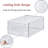 White Stackable Shoe Storage Box
