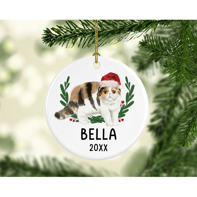 Ornement boule de chat