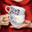 Sara Miller, Artisanne Noir - Paisley Mug