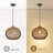 Rattan Pendant Lights for Kitchen Island,Globe Rattan Pendant Shade-2015511968