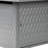 Georgeanna Rectangle Aluminum Propane Smokeless Fire Pit Table with Hidden Fuel Tank-499824694