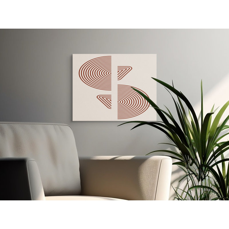Wrapped Canvas Print Set, Orange, 40.64 cm H x 50.8 cm W