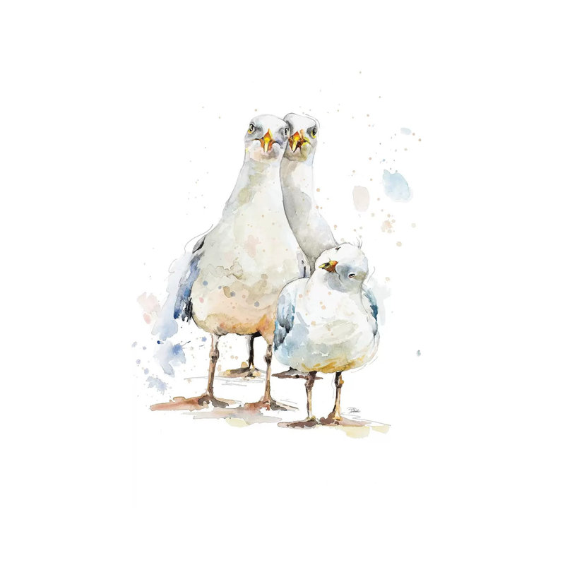 " The Happy Family " by Patricia Pinto Painting Print, 60" H x 40" W x 1.5" D