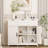 35.4" Wide Sideboard with 3 Drawers and 3 Adjustable Shelves, Cabinet with 2 Doors, Accent Cabinet-106349614