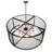 12 - Light Textured Black Sputnik Pendant